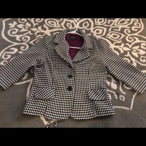 Vintage Checkered Blazer